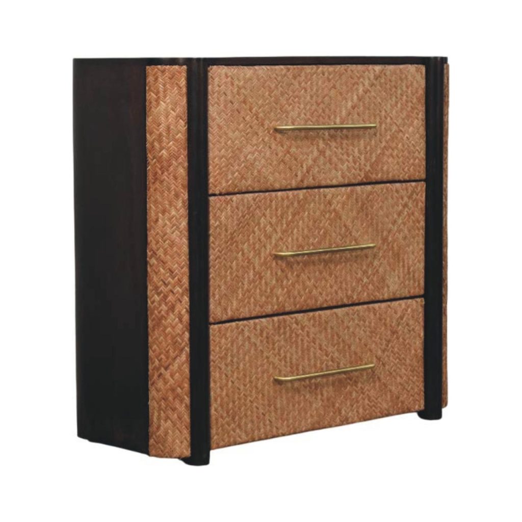 Havana Weave 3 Drawer Chest - Image 2