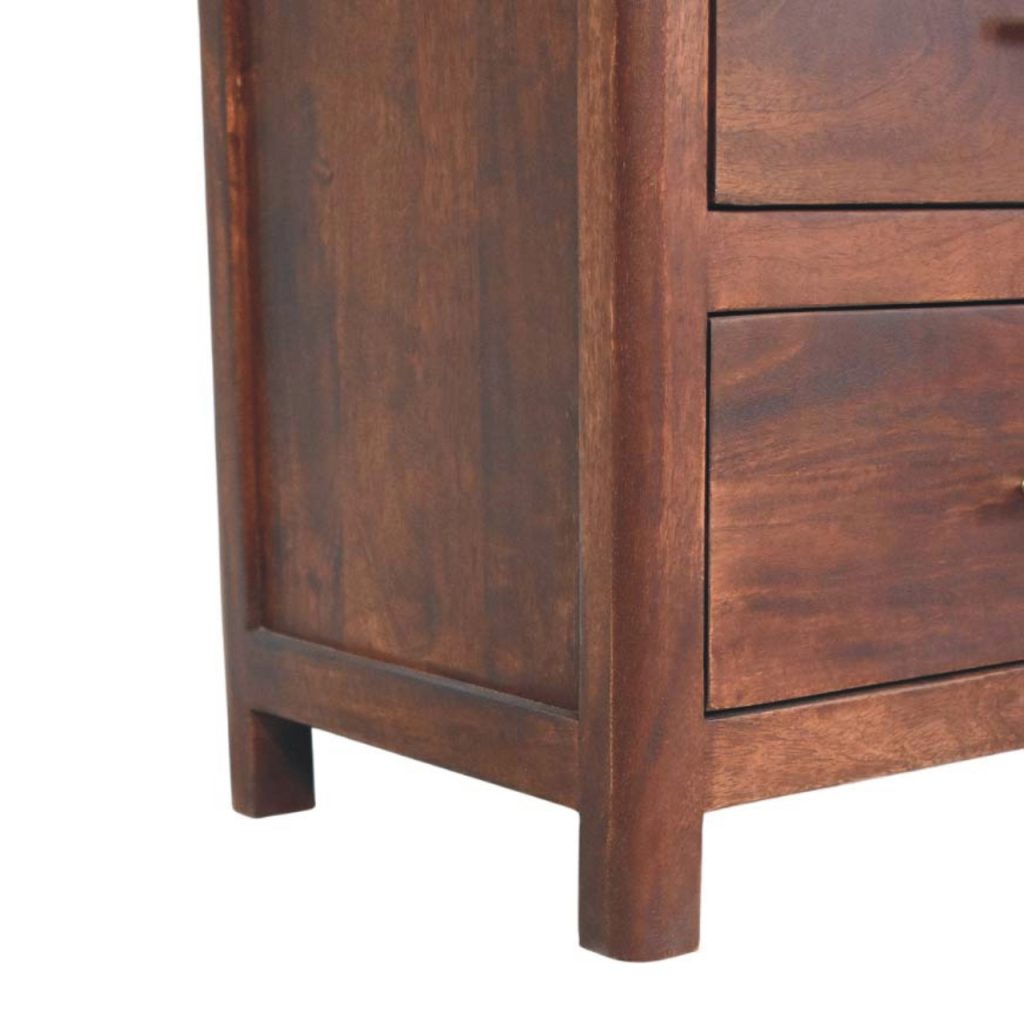 Arched Edge 3 Drawer Chest - Image 7