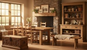 cozy rustic oak furniture