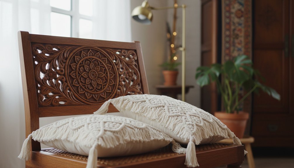 artisan bohemian furniture details
