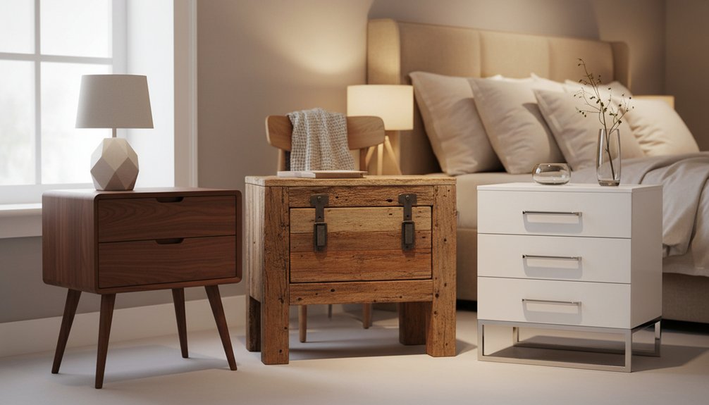 bedside table options available