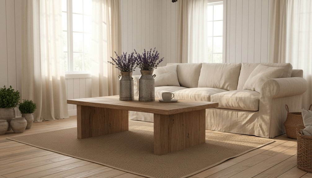 farmhouse rustic furniture styling