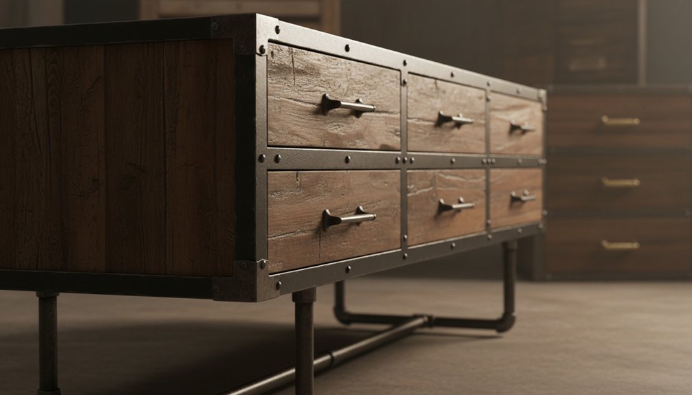 industrial raw metal furniture