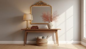 inviting console table decor