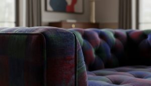 luxury velvet furniture design