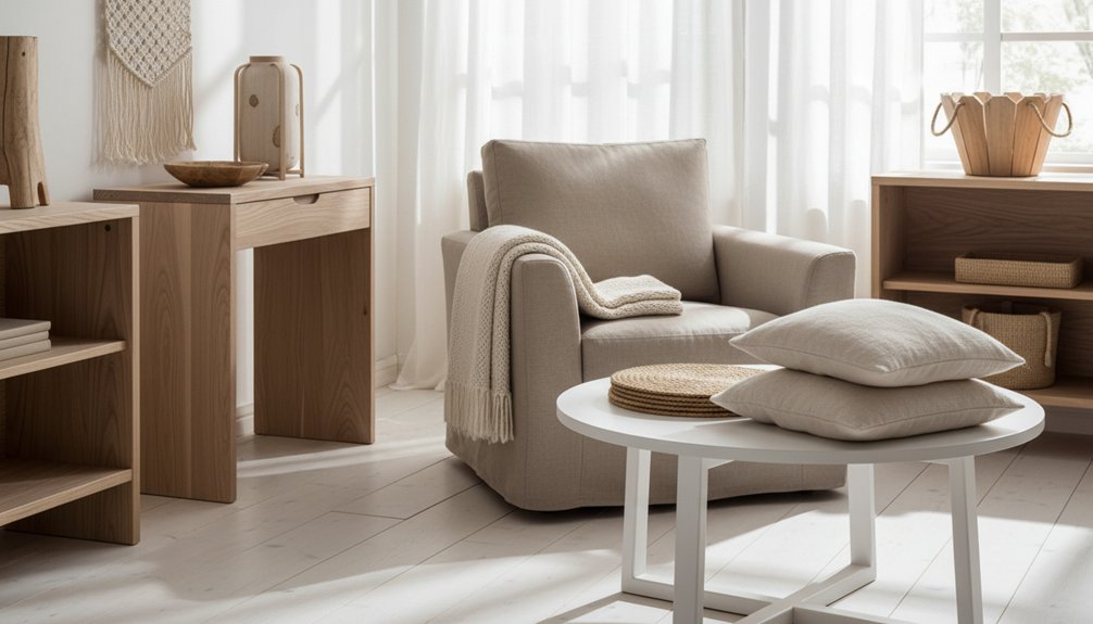 natural light wood materials