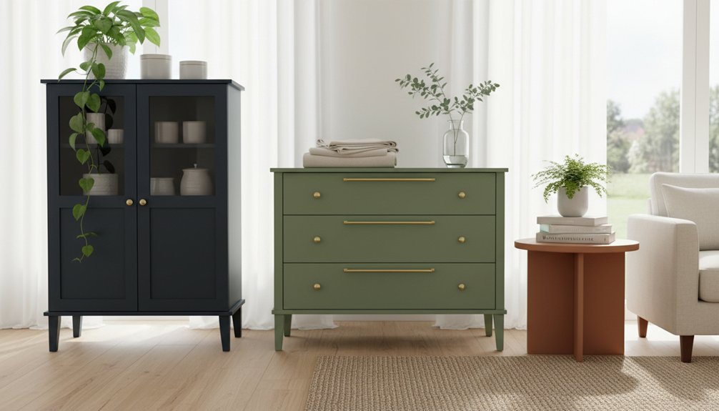 popular painted furniture colors