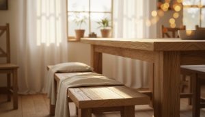 rustic farmhouse furniture aesthetics