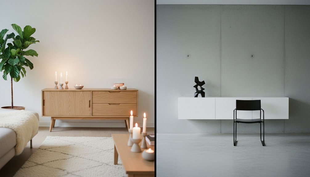 scandinavian versus minimalist design