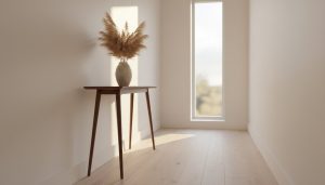 slim hallway console tables