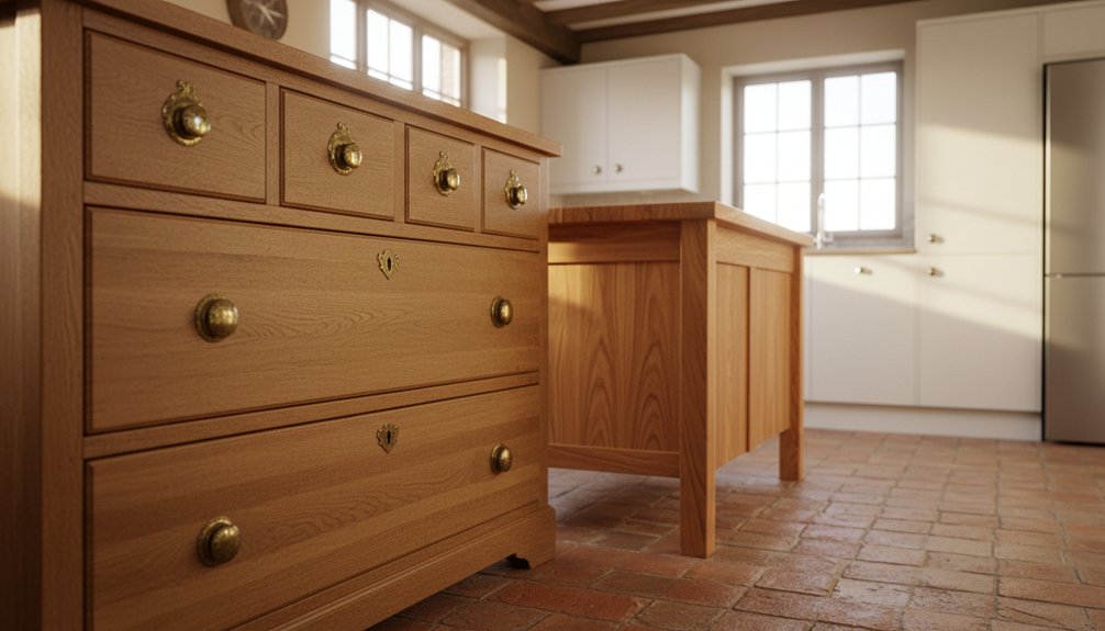 solid wood over fitted units