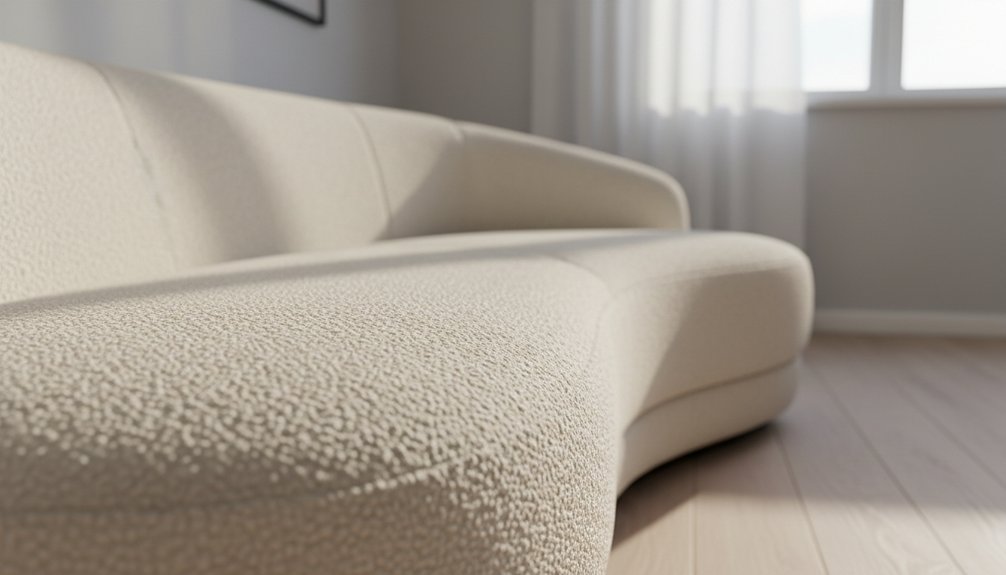 trending boucle furniture texture