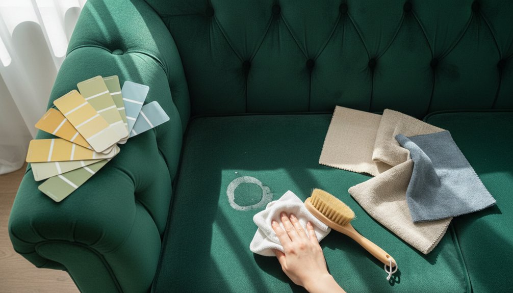 upholstered furniture fabric care