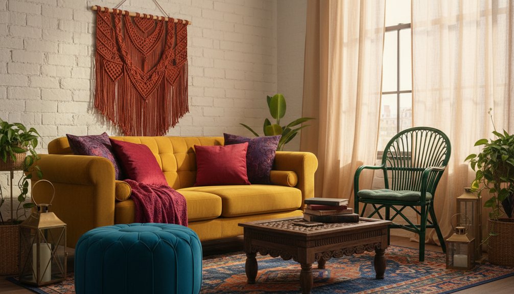 vibrant eclectic furniture styles