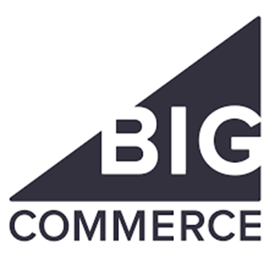 BigCommerce logo with triangular design