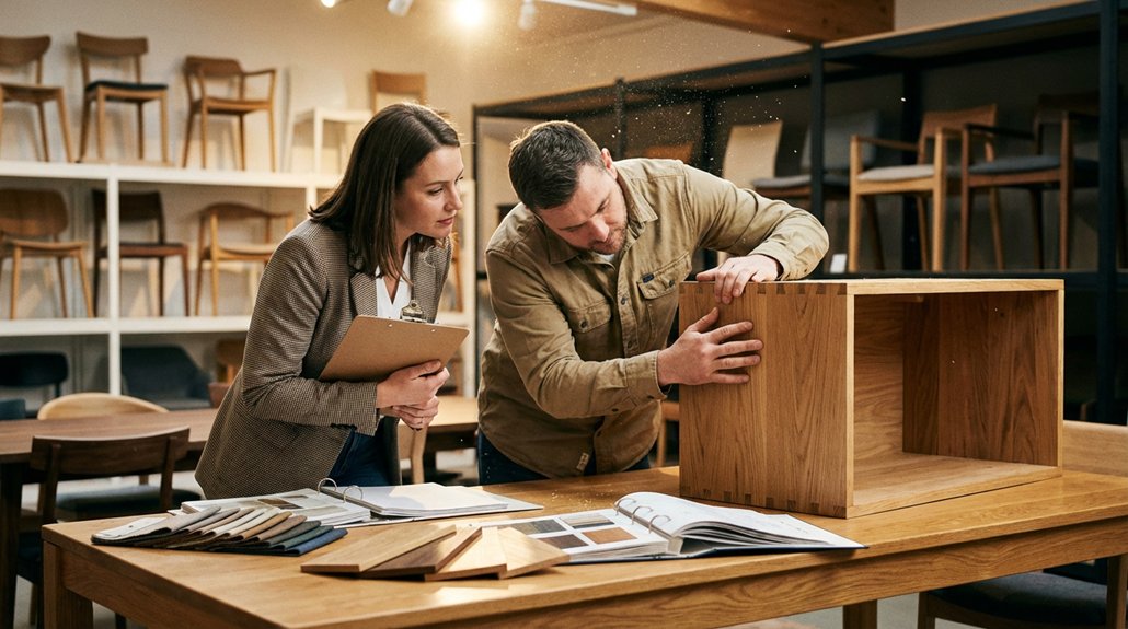 evaluate furniture supplier carefully