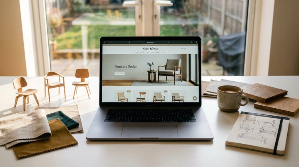 shopify furniture store setup