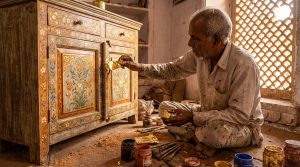 unique indian artisan furniture