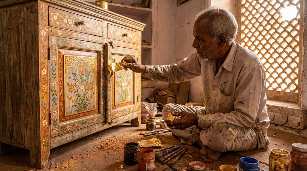 unique indian artisan furniture