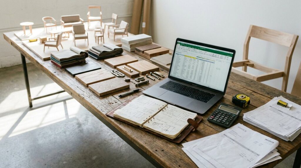 custom furniture sourcing costs