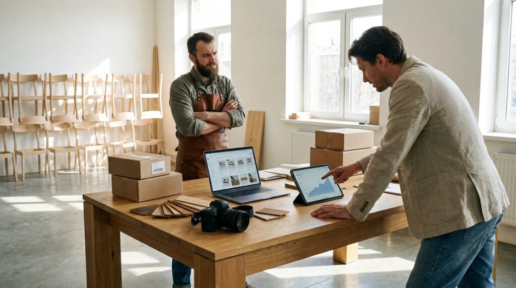 dropship custom furniture partnership